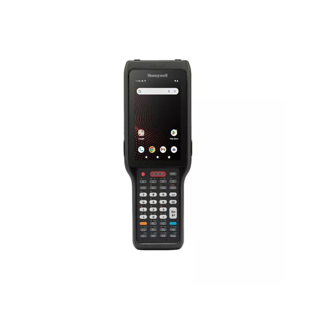 Терминал сбора данных, Honeywell, CK62-X10-37S1BCG, 4", Wi-Fi 6E и 5G, Nano-SIM и eSIM, GMS, 4 ГБ ОЗУ, 64 ГБ ПЗУ, клавиатура 38 клавиш (Numeric F-Key), сканер StandartRange с красным лазером, тыловая камера, стандартная батарея, защита IP65, чёрный