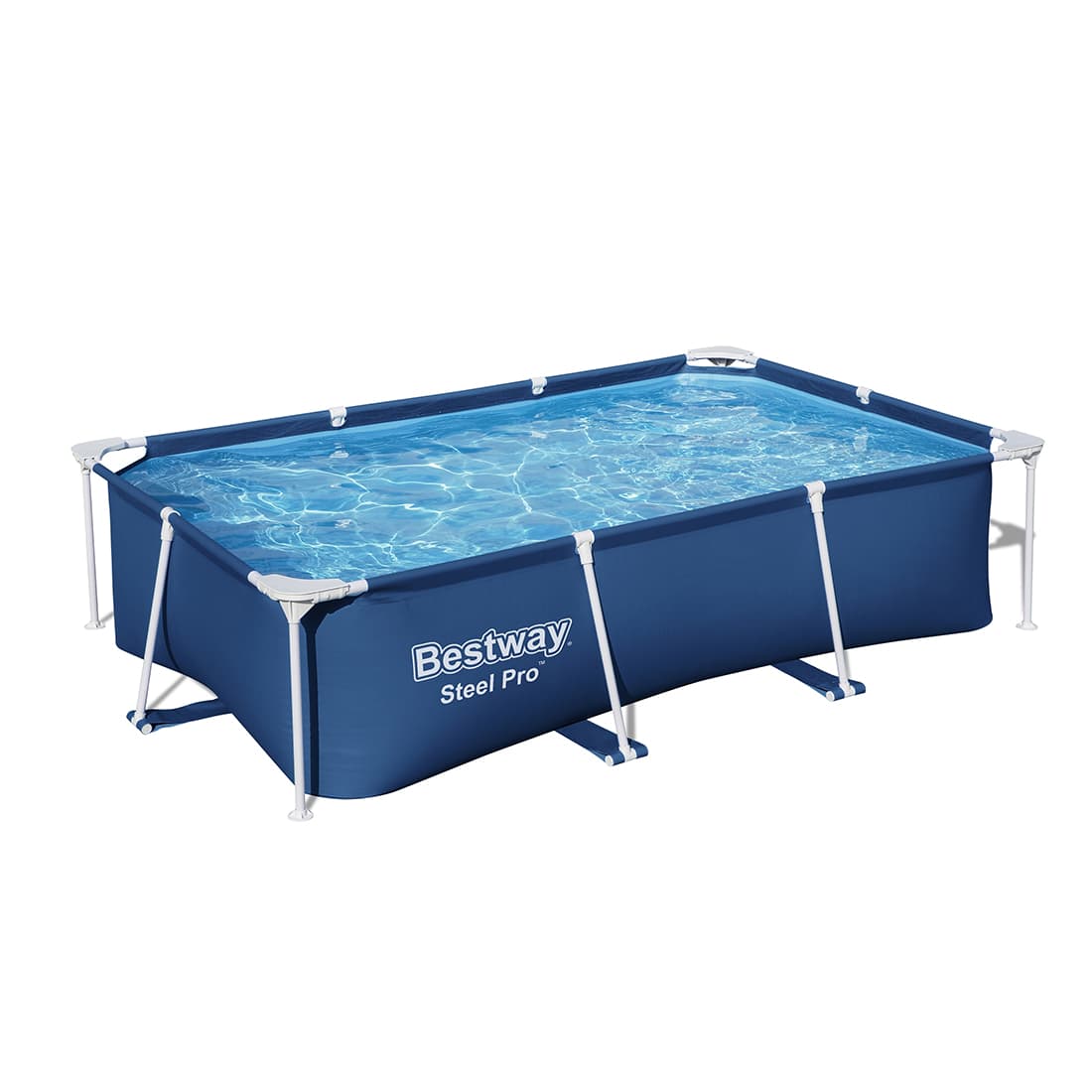Каркасный бассейн Steel Pro 259 х 170 х 61 см, BESTWAY, 56403, Винил, 2300 л., Стальной каркас, Синий, Цветная коробка