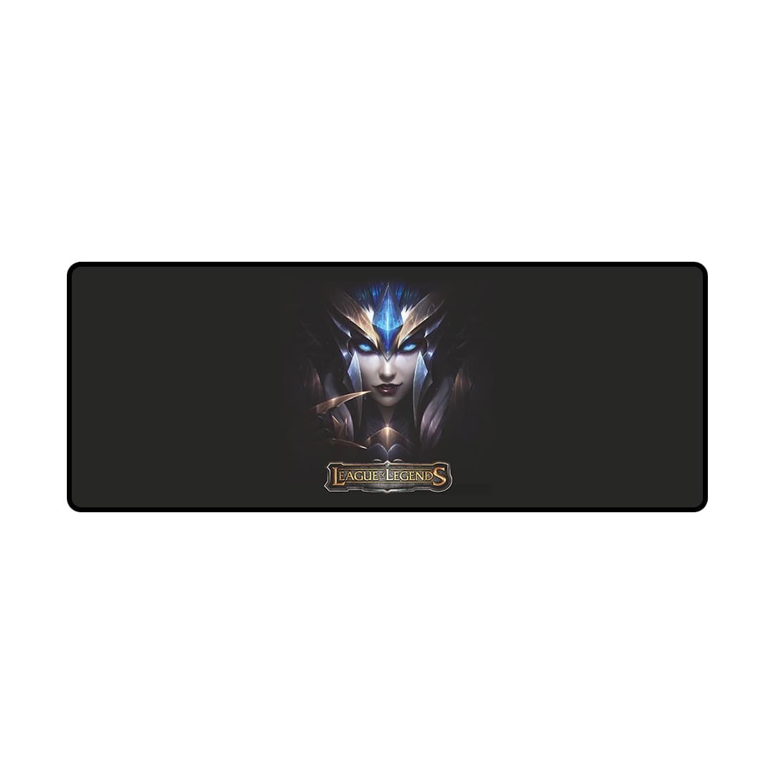 Коврик для компьютерной мыши, XG, League Legends, 295 x 770 x 4mm Резиновая основа, Тканевая поверхность, Склеивание, Гладкая поверхность, Чёрный