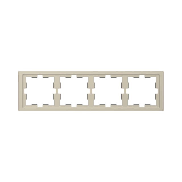 Рамка, MERTEN, MTN4040-6533, D-Life 4 постовая сахара