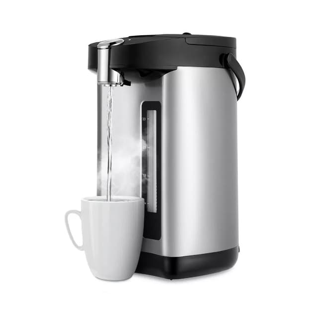 Термопот, Kitfort, КТ-2514, Объем 4.3 л. Мощность 900 Вт. Подача воды ручной насос, электронасос.Тип нагревательного элемента закрытый. Цвет серебристый