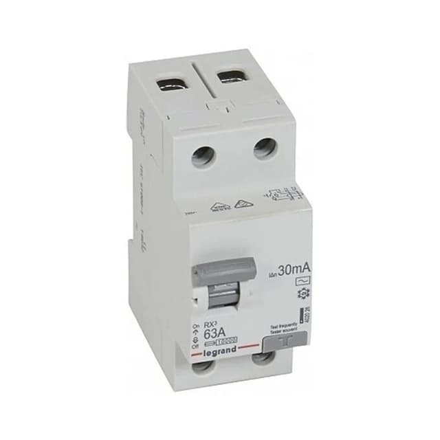 ВДТ, Legrand, 402026, 2П 63А АC RX3 30мA