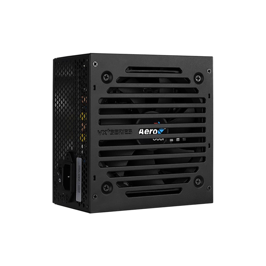 Блок питания, Aerocool, VX PLUS 700, 700W, ATX, APFC, 20+4pin, 4+4pin, 6*Sata, 3*Molex, 1*FDD, 2*PCI-E 6+2pin, Вентилятор 12см, Кабель питания, Чёрный