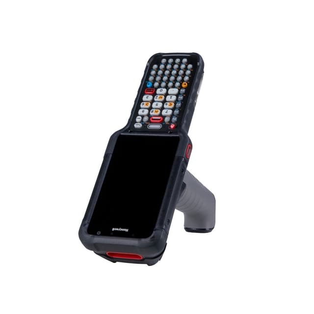 Терминал сбора данных, Honeywell, CK67-X1N-5ES1B0G, 4.3", Wi-Fi 6E и 5G, GMS, 8 ГБ ОЗУ, 128 ГБ ПЗУ, клавиатура 38 клавиш (Numeric F-Key), сканер FlexRangeXLR с красным лазером, фронтальная и тыловая камера, стандартная батарея, защита IP65/68, чёрный