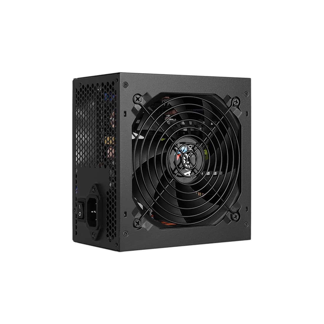 Блок питания, Aerocool, KCAS PLUS 500W, 500W, ATX, Bronze, APFC, 20+4pin, 4+4pin, 7*Sata, 4*Molex, 2*PCI-E 6+2pin, Вентилятор 12см, Кабель питания, Чёрный