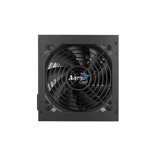 Блок питания, Aerocool, KCAS PLUS 500W, 500W, ATX, Bronze, APFC, 20+4pin, 4+4pin, 7*Sata, 4*Molex, 2*PCI-E 6+2pin, Вентилятор 12см, Кабель питания, Чёрный