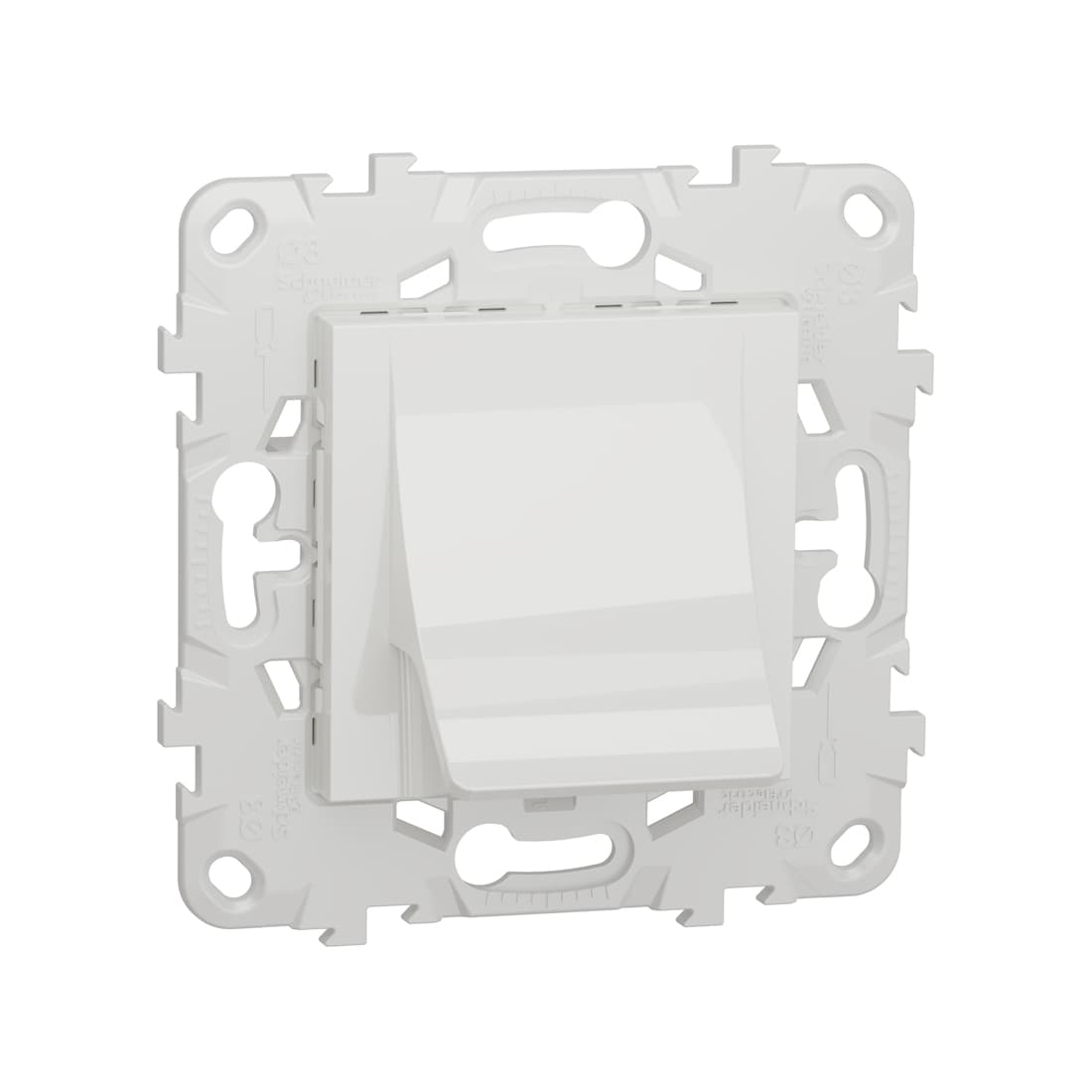 Вывод кабеля, SE, NU586218, Unica New 16А белый