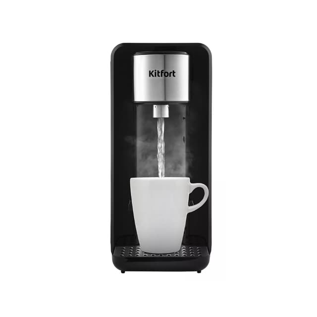 Термопот, Kitfort, КТ-2504, Объем 2.5 л, Мощность 2600 Вт, Подача воды электронасос, Тип нагревательного элемента закрытый, Цвет черный
