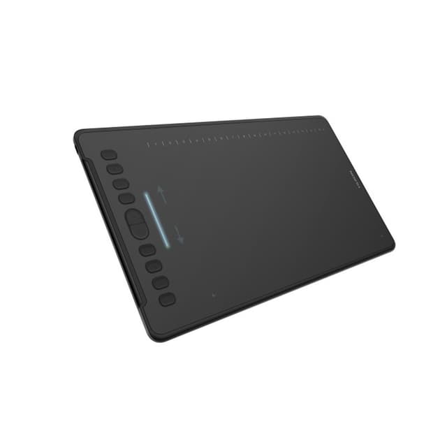Графический планшет, Huion, H1161, Разрешение 5080 lpi, Чувствительность к нажатию 8192, Интерфейс USB и USB-C, Рабочая область 279.4*174.6 мм. (11"х 6.875"), Чёрный
