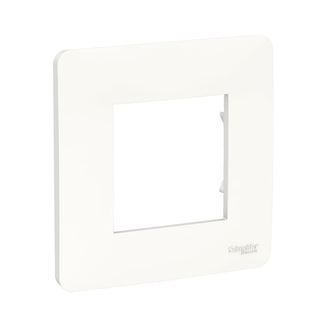 Рамка, SE, NU200218, Unica Studio 1 постовая белый