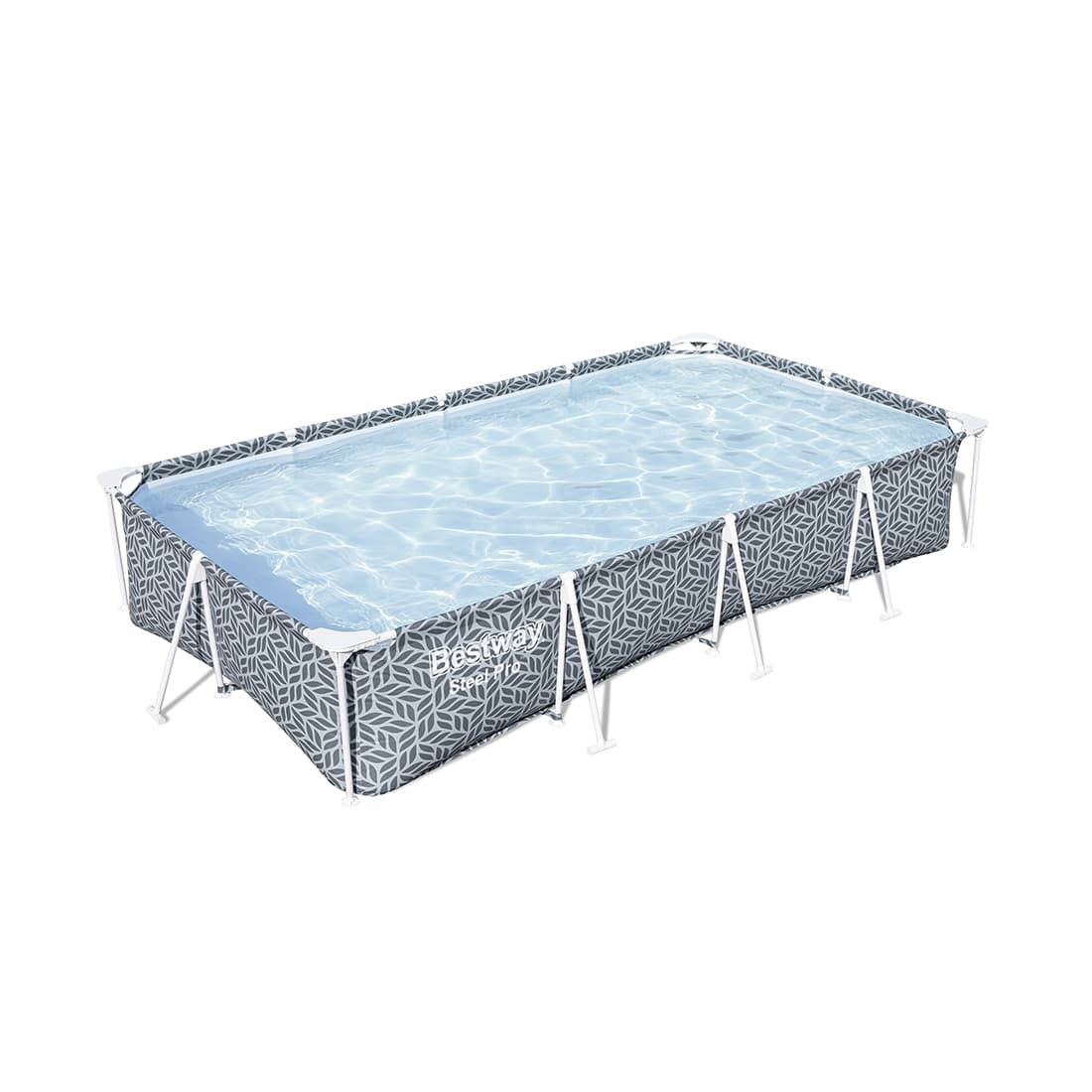 Каркасный бассейн Steel Pro 366 х 201 х 66 см, BESTWAY, 561FT, Винил, 4000 л., Стальной каркас, Серый принт, Цветная коробка