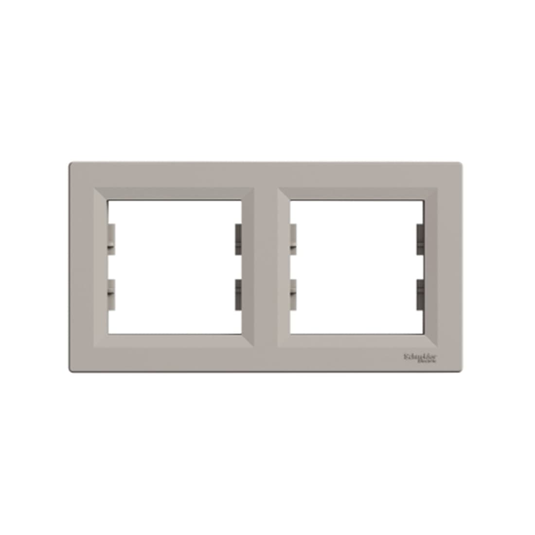 Рамка горизонтальная, SE, EPH5800269, Asfora 2 постовая бронза