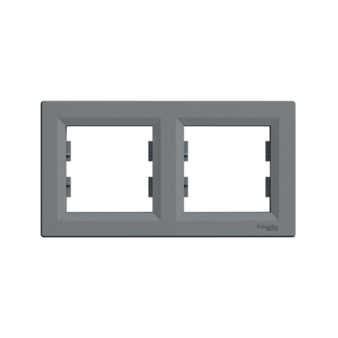 Рамка горизонтальная, SE, EPH5800262, Asfora 2 постовая сталь