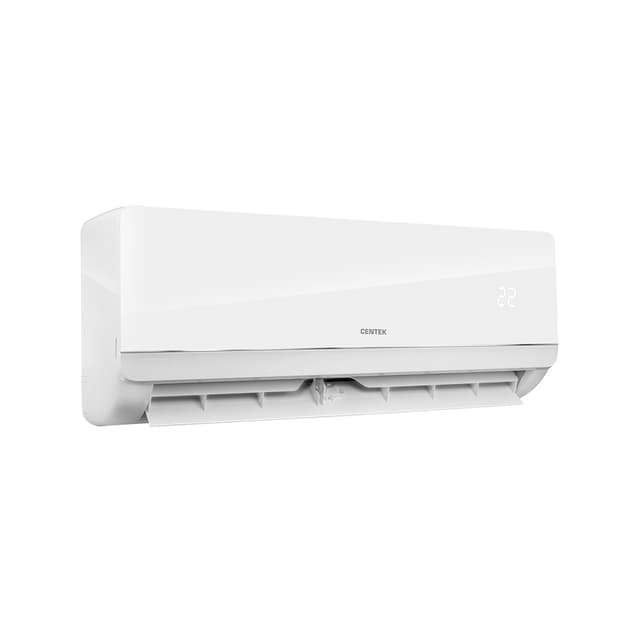 Сплит-система, Centek, CT-65A24, 7000/7100W, скрытый LED дисплей, EER-3.01, компрессор HIGHLY, состоит из внешнего и внутреннего блока, белый.
