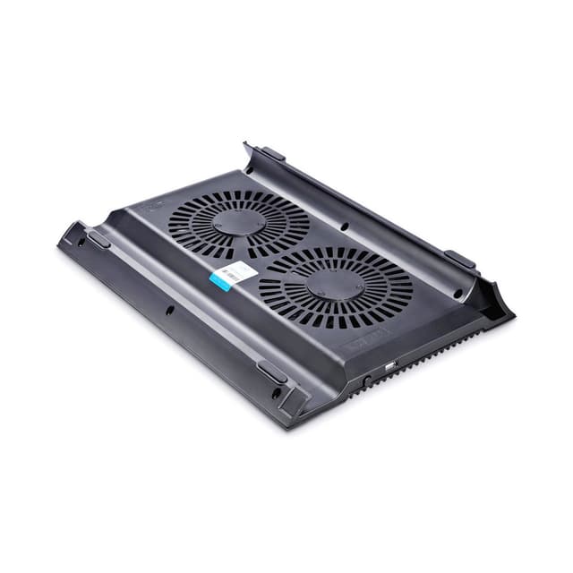Охлаждающая подставка для ноутбука, Deepcool, N8 7", Вентилятор 2*14см, 1000±10%RPM, 4*USB 2.0, 25,1дБл, Габариты 380х278х55мм, Черный