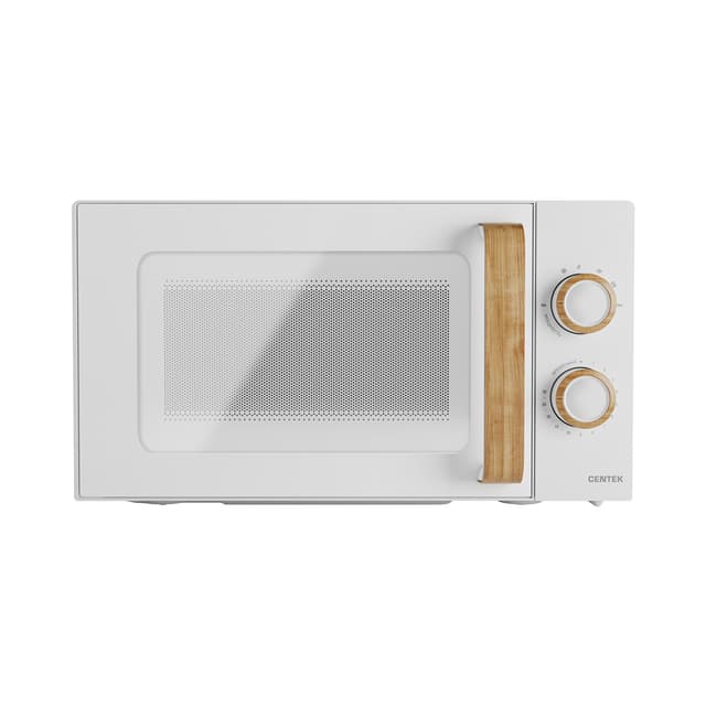 Микроволновая печь, Centek, CT-1559, Мощность 700 Вт, 20л, 6 уровней мощности, Таймер, Подсветка, Открыван дверцы ручкой, Белый