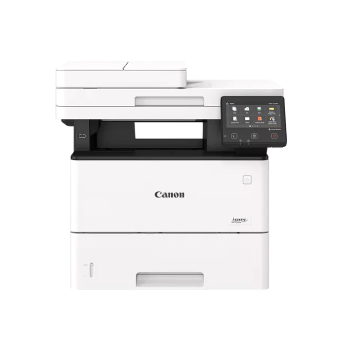 Монохромное МФУ, Canon, i-SENSYS MF552DW, 5160C011AA, Лазерное, A4, 43 стр./мин., Подача 650 листов, Двусторонний автоподатчик документов, Сенсорный дисплей 5", 800 МГц CPU, 1 ГБ RAM, USB 2.0, Ethernet 10/100/1000, Wi-Fi