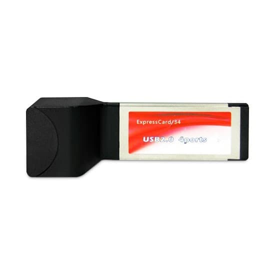 Адаптер, Express Card на USB HUB, 4 Порта, USB 2.0, High Speed, Чипсет NEC, Для ноутбука