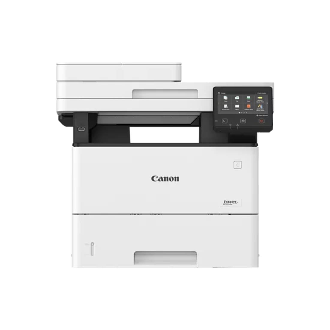 Монохромное МФУ, Canon, i-SENSYS MF553DW, 5160C023AA, Лазерное, A4, 43 стр./мин., Подача 650 листов, Двусторонний автоподатчик документов, Сенсорный дисплей 5", 800 МГц CPU, 1 ГБ RAM, USB 2.0, Ethernet 10/100/1000, Wi-Fi