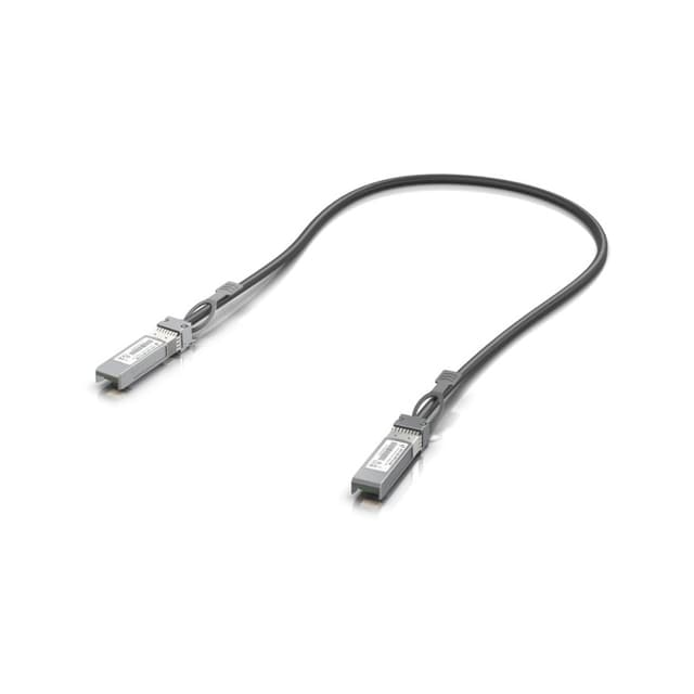 Кабель прямого подключения, Ubiquiti, UACC-DAC-SFP10-0.5M, SFP+/SFP+, 1/10GE, 0,5 метра