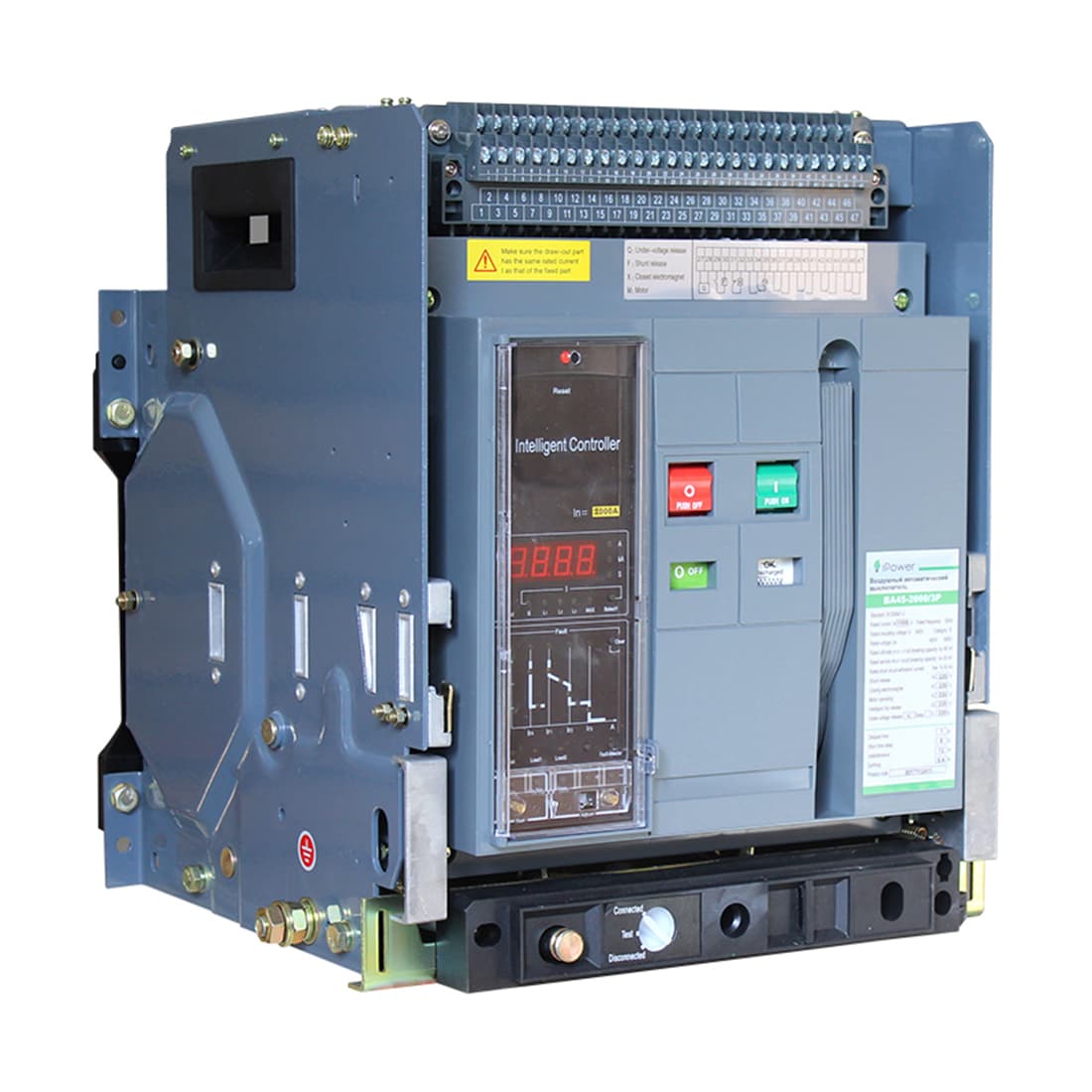 Воздушный автоматический выключатель, iPower, ACB 3200/2500А выкатной, 3Р АС 220В