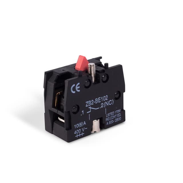 Блок доп. контактов для кнопок, Deluxe, ZB-BE102 NC