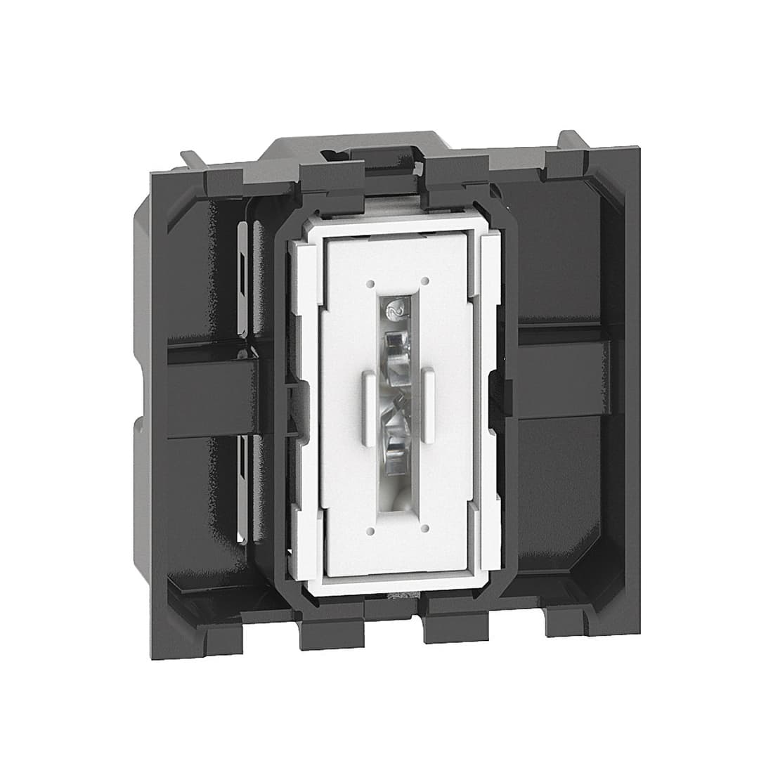 Кнопочный выключатель, Bticino, K4005M2A, Living Now 10А авт.клеммы 2 модуля