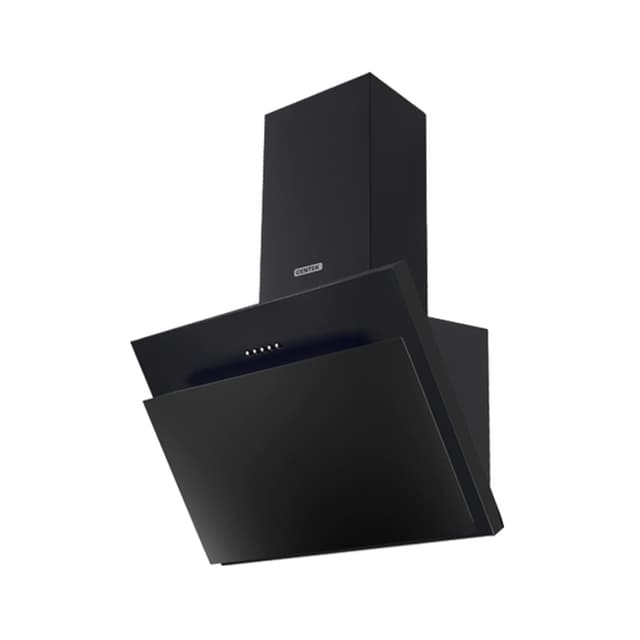 Вытяжка, Centek, CT-1826-60, Наклонная, Ширина 60 см, Металл, 600 м3/час (68 Вт), 3 скор, LED, Чёрный