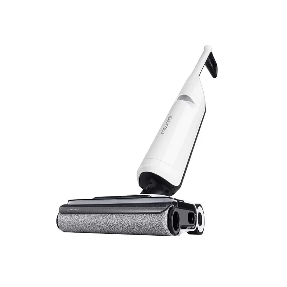 Беспроводной вертикальный пылесос, Roborock, Flexi Lite (WD3D3A/WD3D3A01-07), с функцией влажной уборки, Ёмкость аккумулятора 2500 мАч, Автономная работа 40 мин, Время зарядки 3 ч, Уровень шума 72 дБ, LED дисплей, Функция самоочистки и самосушки под 50°, Черно-белый