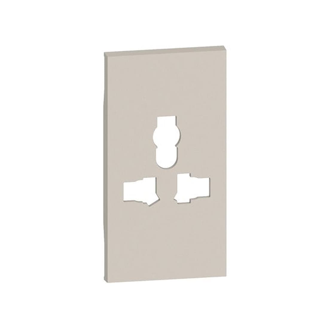 Лицевая панель, Bticino, KM59, Living Now для розеток "мультистандарт" 2 модуля песочный
