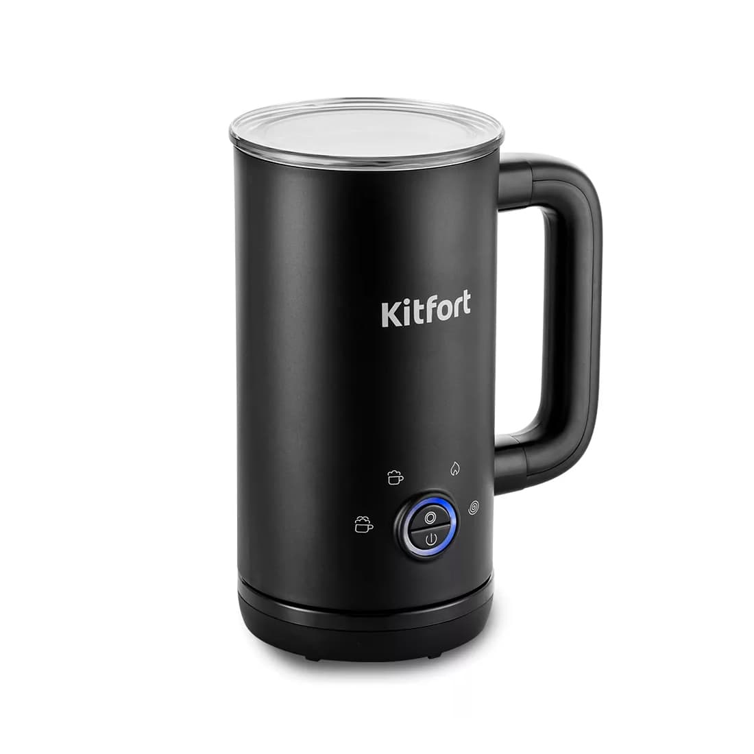 Капучинатор, Kitfort, КТ-779, 4 режима, Объем 300 мл, Антипригарное покрытие, Мощность 500 Вт, Длина шнура 0.8м, Черный