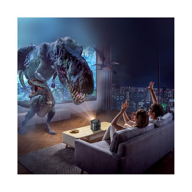 Проектор, BYINTEK, U80, DLP, Full HD, 19201080, 500 люмен, 20000:1, USB 2.01, Чёрный