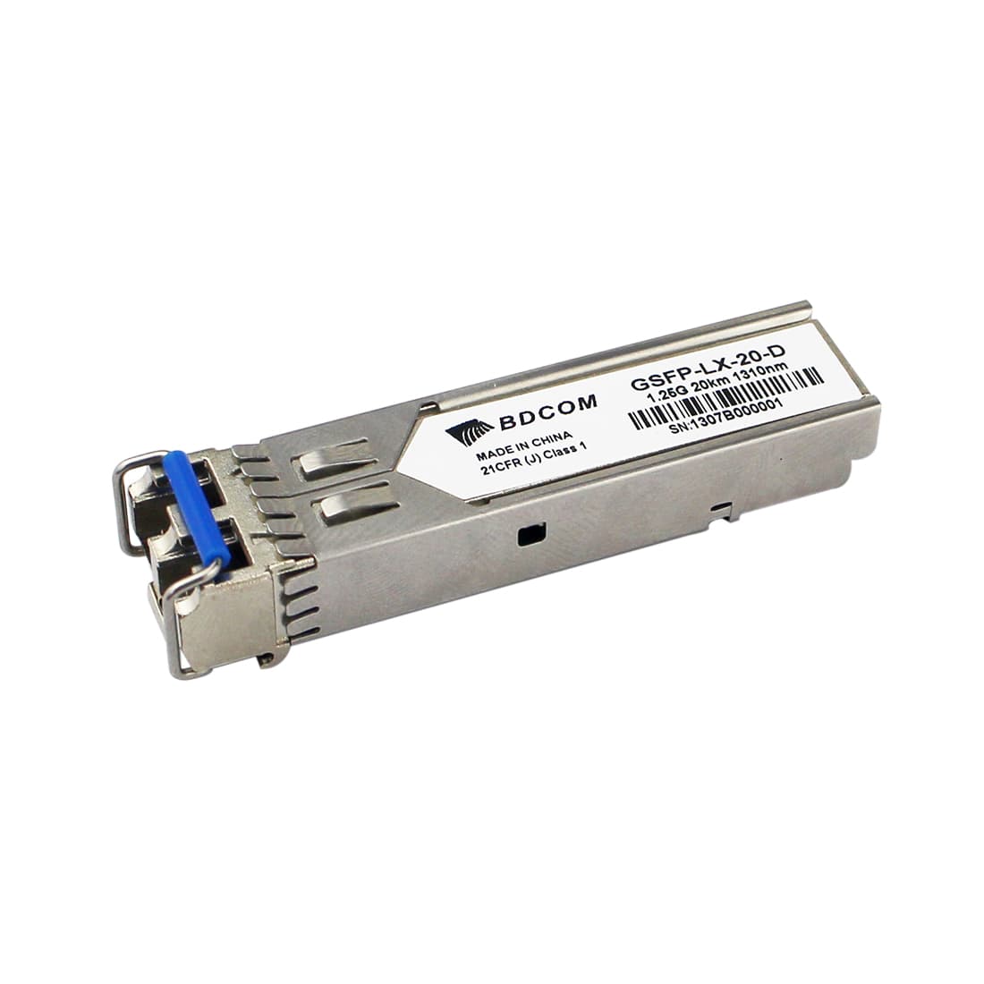 Трансивер, BDCOM, GSFP-LX-20-D, SFP, single-mode, 1000Base-LX20, 1310nm, 20Кm, LC duplex