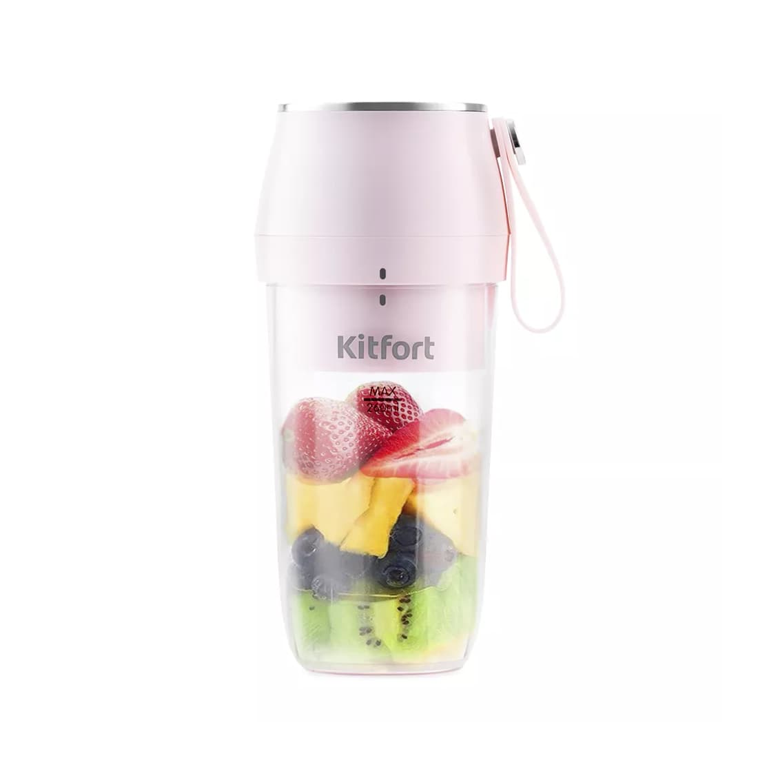 Портативный блендер, Kitfort, КТ-3002, Мощность:50 Вт, Аккумулятор: LiIon, Ёмкость чаши: 250 мл, Время полной зарядки: 2.5 часа