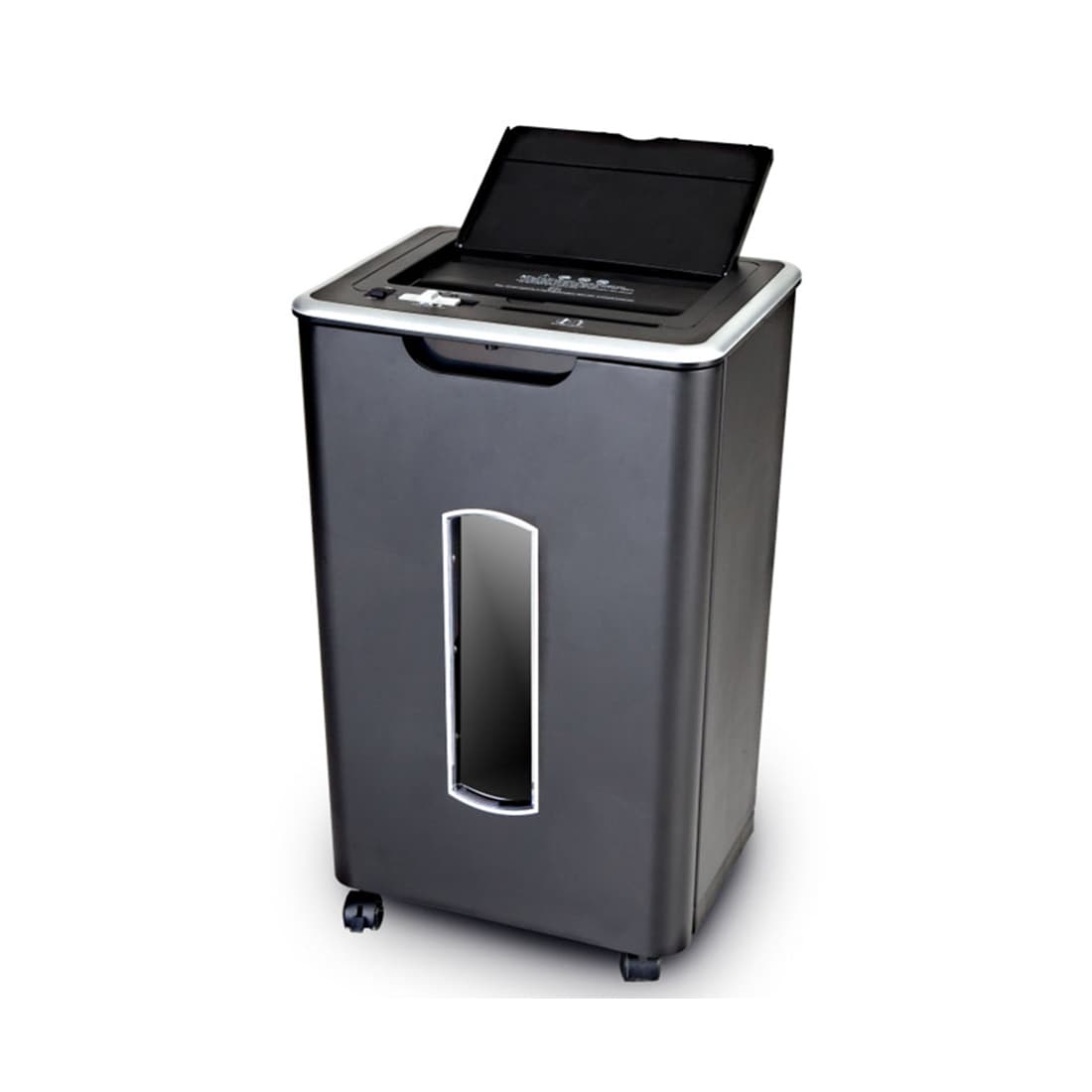 Уничтожитель бумаг, COMIX, S801, A4, Подача: 8 лист., Автоподача листов: 60л., Уничтожение CD/кредитных карт, Уровень секретности - 3, Скорость - 2м/мин (42мм/сек), Ёмкость корзины 22 л., 58db, Перекрёстная резка, Чёрный