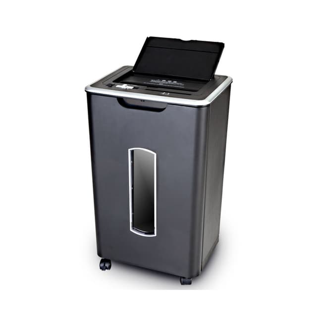 Уничтожитель бумаг, COMIX, S801, A4, Подача: 8 лист., Автоподача листов: 60л., Уничтожение CD/кредитных карт, Уровень секретности - 3, Скорость - 2м/мин (42мм/сек), Ёмкость корзины 22 л., 58db, Перекрёстная резка, Чёрный