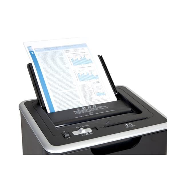 Уничтожитель бумаг, COMIX, S801, A4, Подача: 8 лист., Автоподача листов: 60л., Уничтожение CD/кредитных карт, Уровень секретности - 3, Скорость - 2м/мин (42мм/сек), Ёмкость корзины 22 л., 58db, Перекрёстная резка, Чёрный