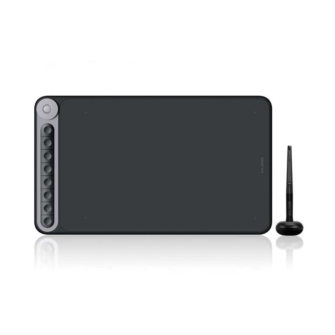 Графический планшет, Huion, Q620M, Разрешение 5080 lpi, Чувствительность к нажатию 8192, Интерфейс беспроводной, Рабочая область 266,7*166,7 мм. (10,5"х6,56"), Чёрный