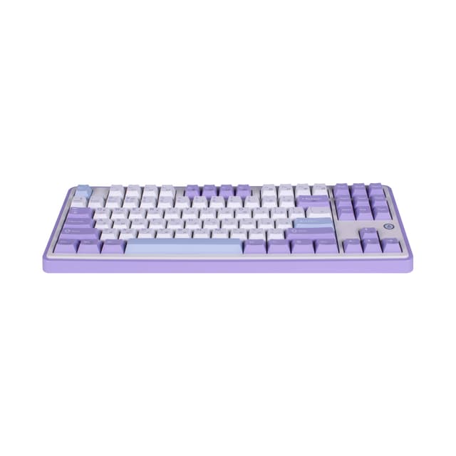 Клавиатура, Ajazz, AK870/Gift/PWB, AK870, Игровая, Механическая, TKL, Gift Switches, USB, 2,4 ГГц, Bluetooth, Подсветка RGB, Размер: 370 x 148 x 29,6 мм., Анг/Рус, Белый
