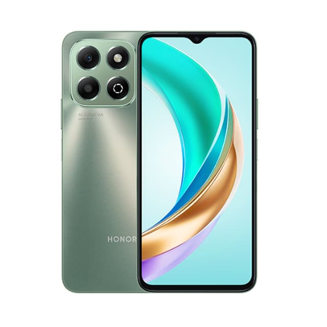 Смартфон, HONOR, X6b JDY-LX1, 4GB 128GB, 6.56", Android 14, MediaTek Helio G85, Камера 50 Мп+2 Мп, 1612x720, Bluetooth 5.1, 5200 мАч, (Forest Green) Зелёный