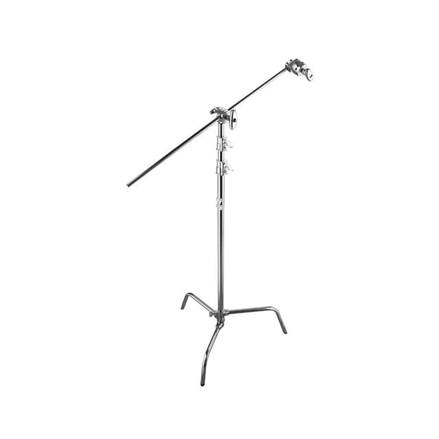 Стойка-тренога, Godox, 240CS, тип C-Stand, мин. Высота 130см, макс. Высота 240см, нагрузка до 10кг, серебрянный