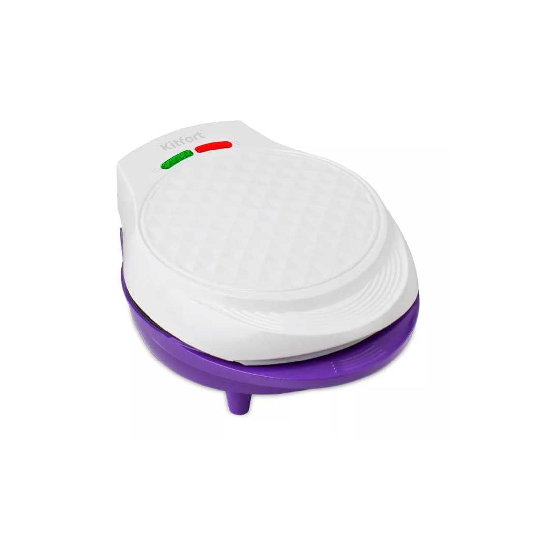 Вафельница для тонких вафель, Kitfort, КТ-1666,Мощность 800-1000 Вт,Длина шнура 0,8 м,диаметр 195 мм