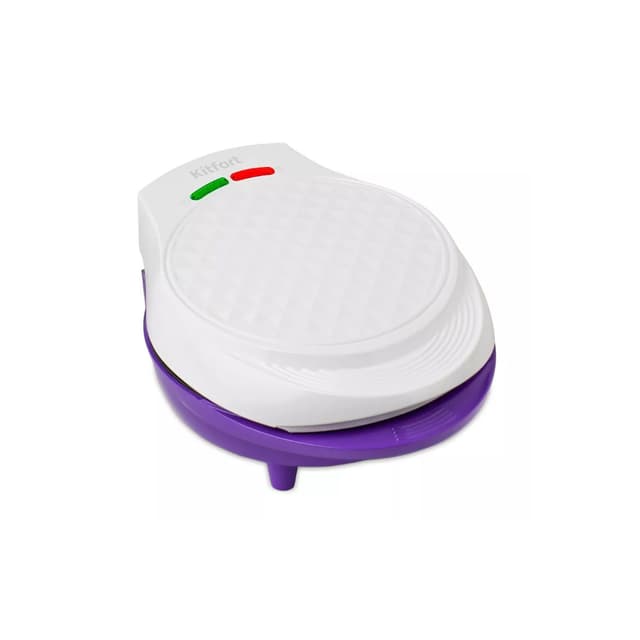 Вафельница для тонких вафель, Kitfort, КТ-1666,Мощность 800-1000 Вт,Длина шнура 0,8 м,диаметр 195 мм