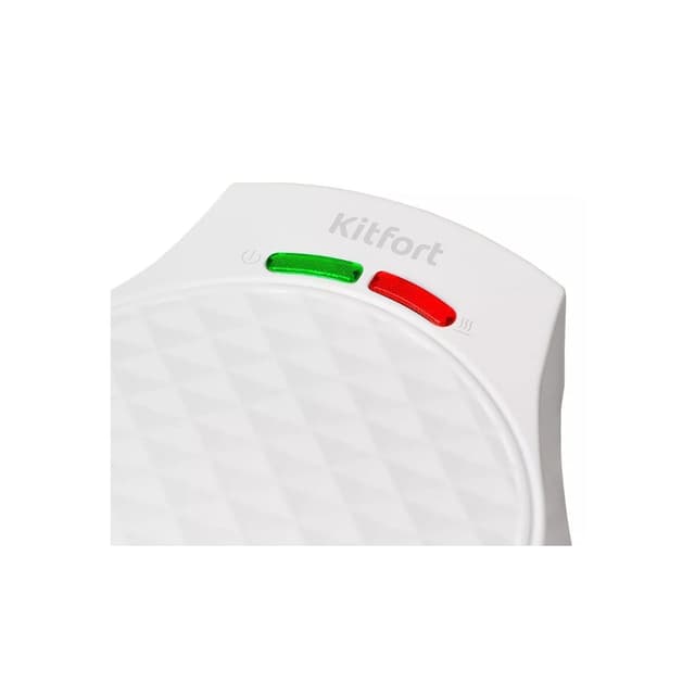 Вафельница для тонких вафель, Kitfort, КТ-1666,Мощность 800-1000 Вт,Длина шнура 0,8 м,диаметр 195 мм