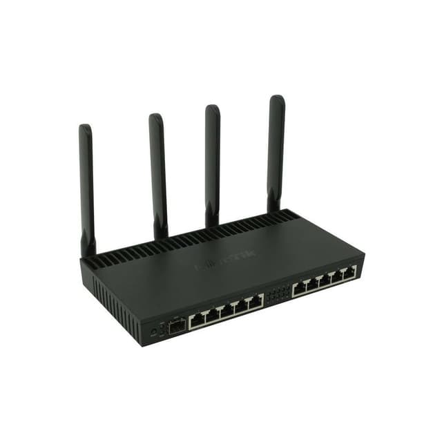 Беспроводная точка доступа, MikroTik, RB4011iGS+5HacQ2HnD-IN, RouterBOARD, 10xGbit LAN, PoE-IN Passive PoE, PoE-out Ether10 Passive PoE, 1xSFP+ port, RouterOS, 802.11a/b/g/n/ac, AС2000, desktop case
