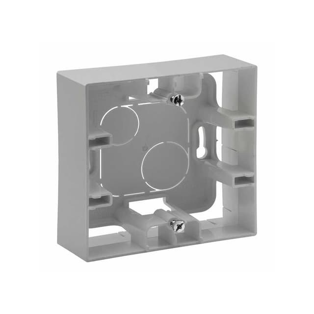 Коробка накладного монтажа 1-постовая, Legrand Niloe Step, 863397, Алюминий