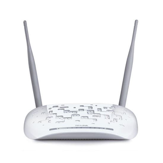 Модем, TP-Link, TD-W8961N, ADSL, Беспроводной, 300M, ADSL2+router,4 порта 10/100 Мбит/с (разъём RJ45),1 порт RJ11