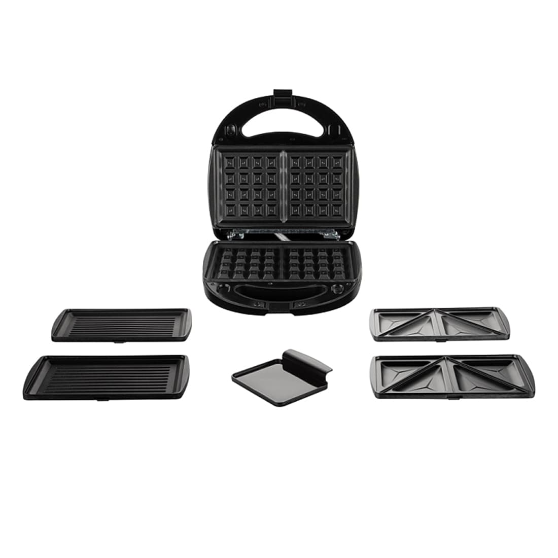 Мультипекарь, Redmond, RMB-611, Мощность 700 Вт, Количество комплектов съемных панелей 3, Съемный поддон для сбора масла/жира, Размеры 265  145  305 мм, Черный