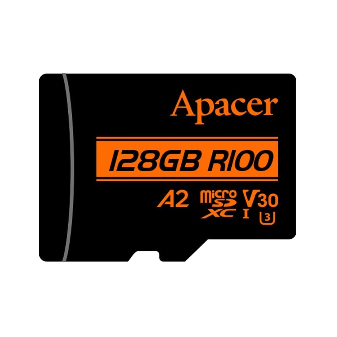 Карта памяти, Apacer, AP128GMCSX10U8-R, MicroSDXC 128GB, с адаптером SD