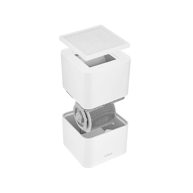 Мойка воздуха, Kitfort, КТ-2821,Мощность 10 Вт ,Ёмкость резервуара 5 л, Максимальное испарение 260 мл/ч ,Время работы с полным резервуаром 19 ч ,Максимальный уровень шума  35 дБ ,Длина шнура 1,4 м